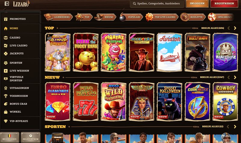 Discover the Thrill of Lizaro Online Casino in the UK - overview